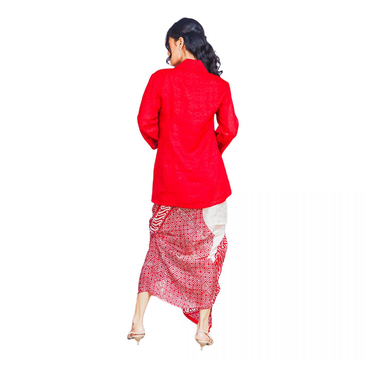 Eleanor Blouse Red - Image 5