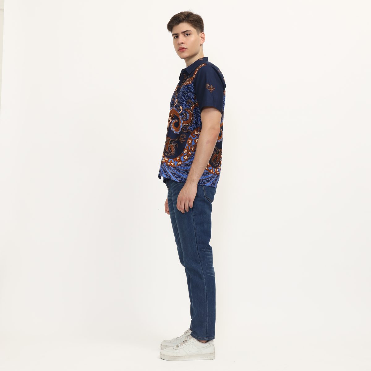Dominic Shirt Navy - Image 6