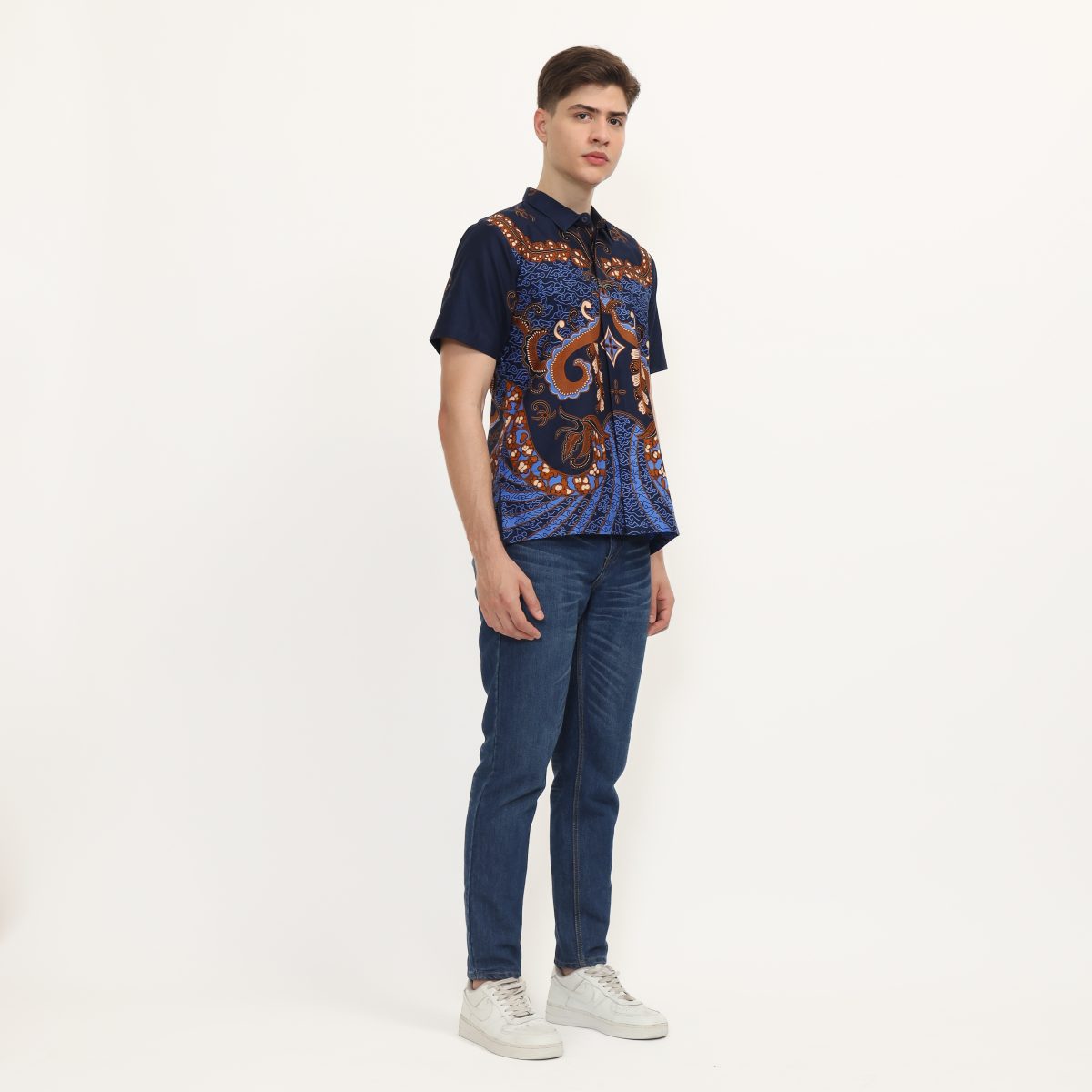 Dominic Shirt Navy - Image 5