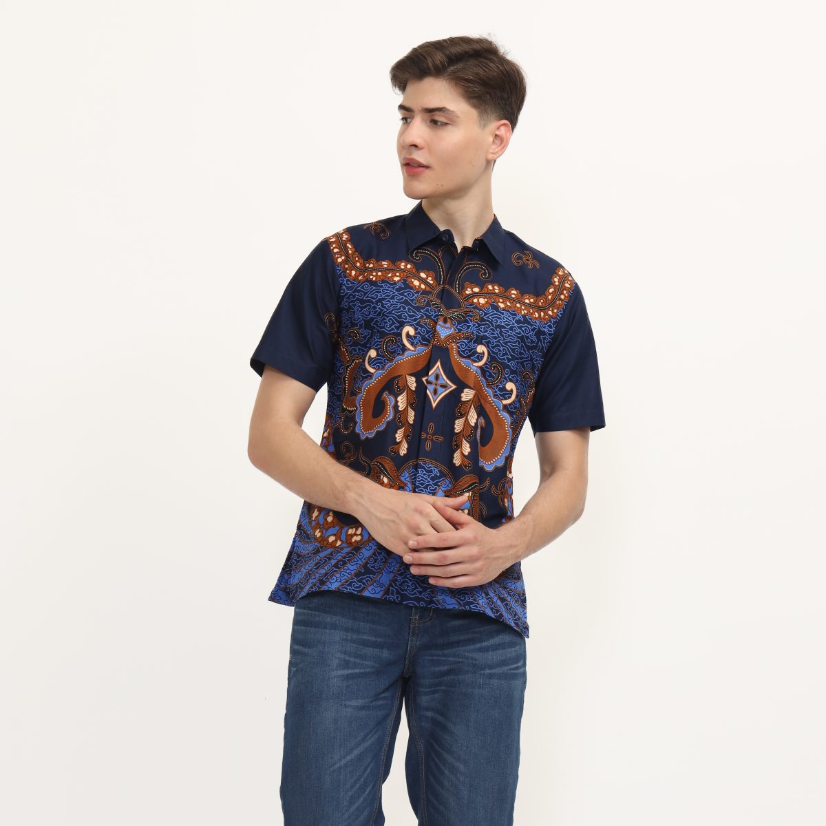 Dominic Shirt Navy - Image 4