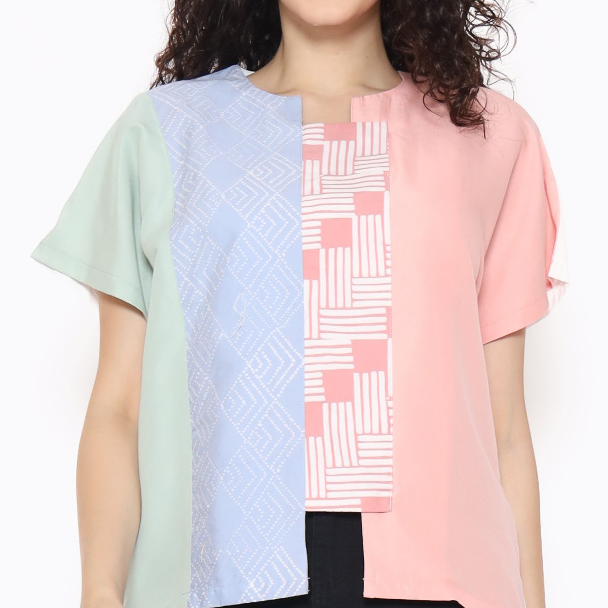 Novina Blouse Blue - Image 2