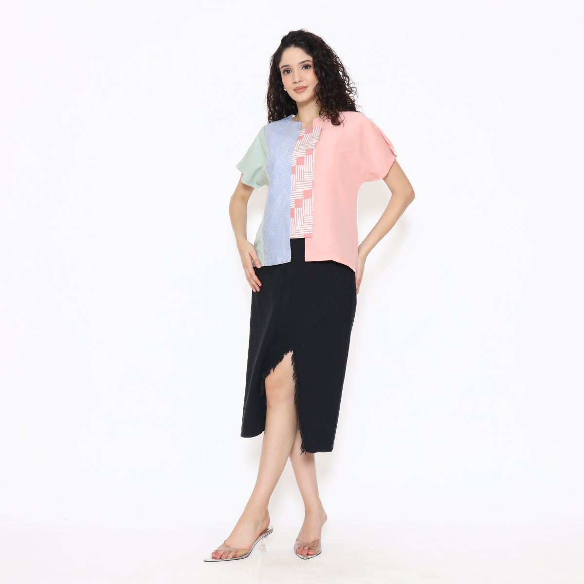 Novina Blouse Blue - Image 5