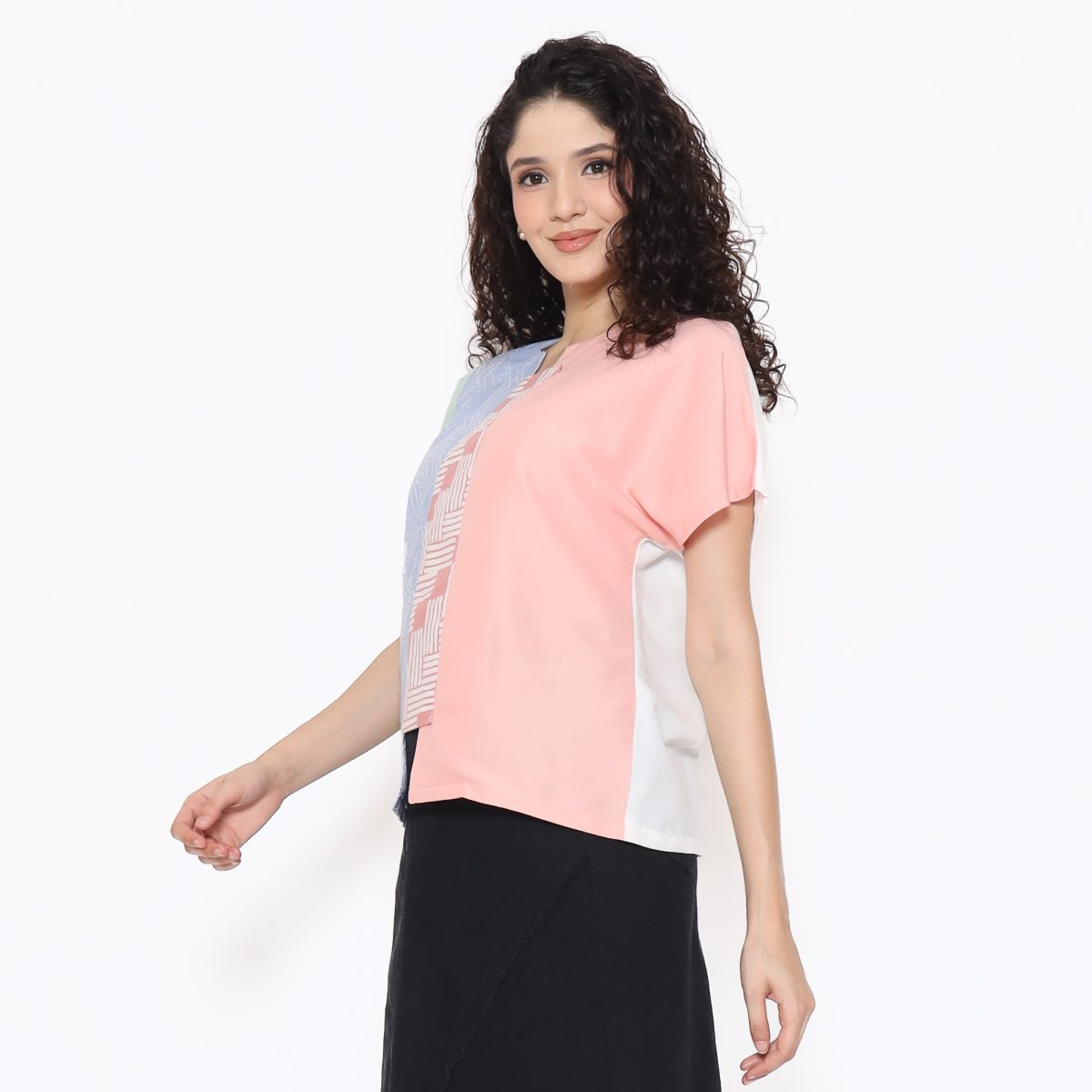 Novina Blouse Blue - Image 3