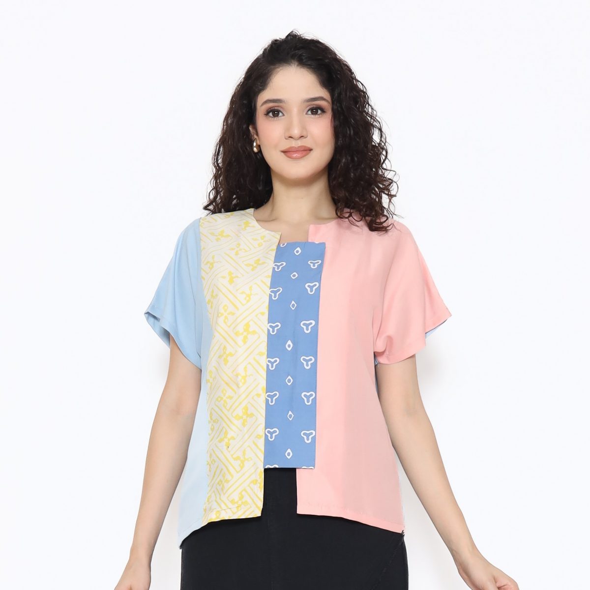 Novina Blouse Maze Yellow