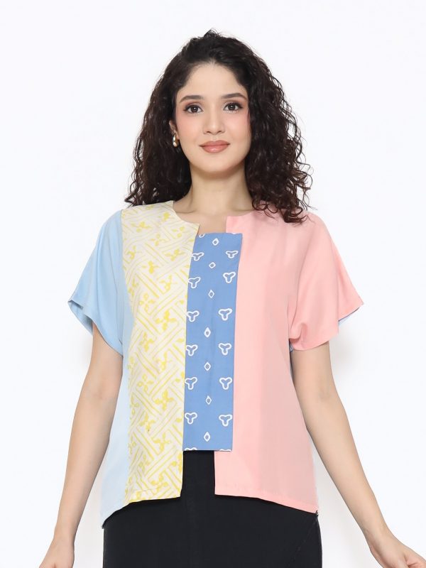 Novina Blouse Maze Yellow