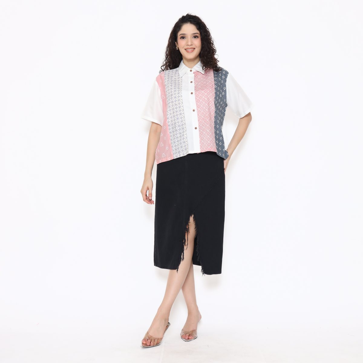 Purity Shirt Pink Grey - Image 6