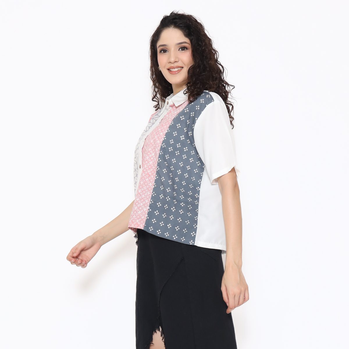 Purity Shirt Pink Grey - Image 4
