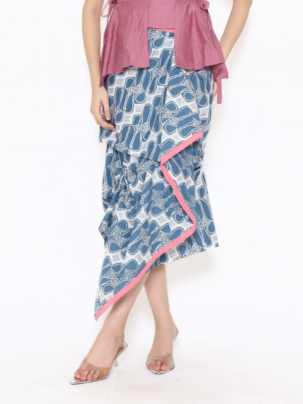 Nusantara Skirt Parang Blue