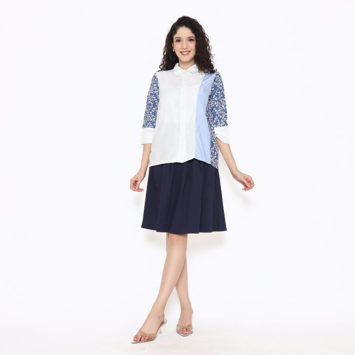 Clarine Shirt Blue - Image 6