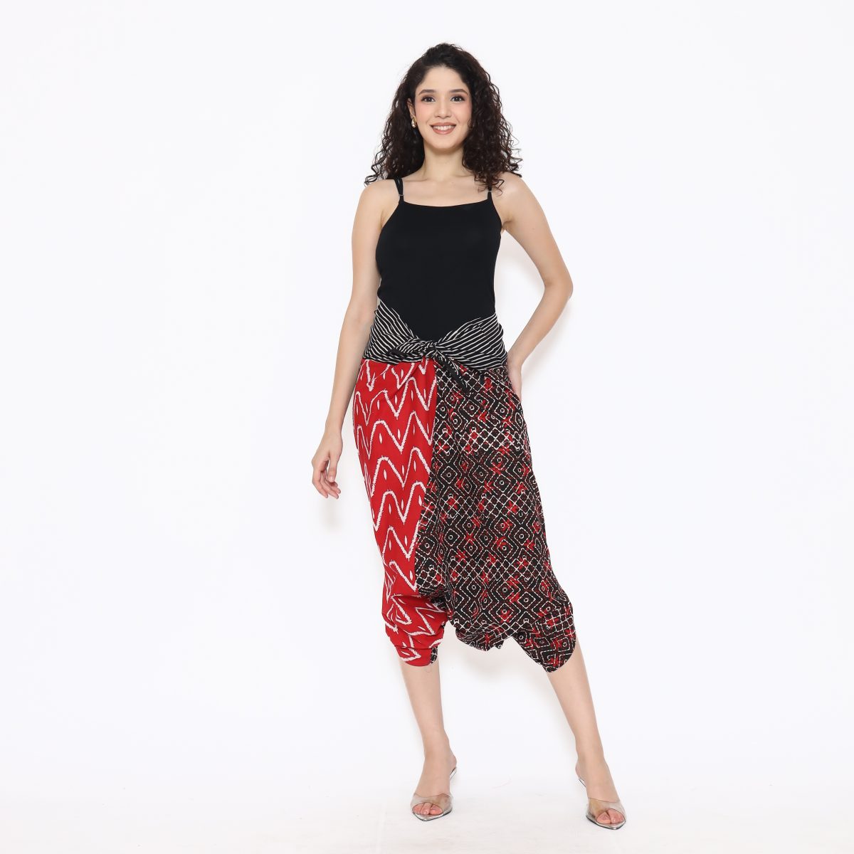 Mentari Pants Black Red - Image 7