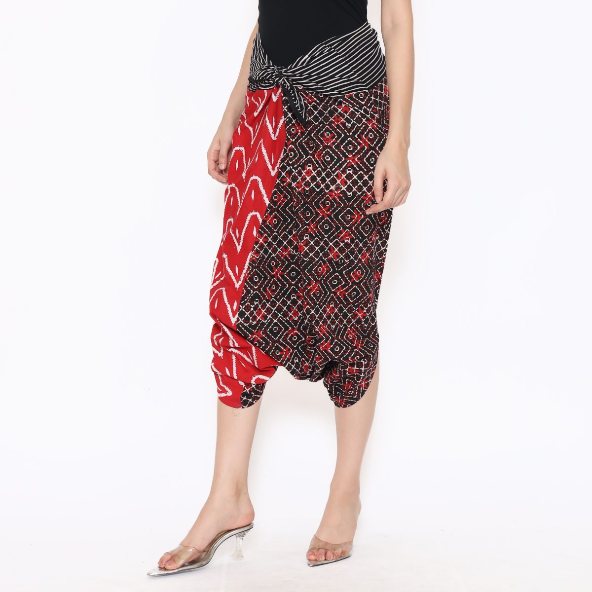 Mentari Pants Black Red - Image 3
