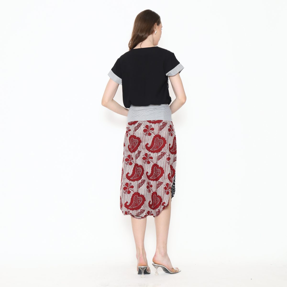 Melissa Blouse Black Red - Image 5