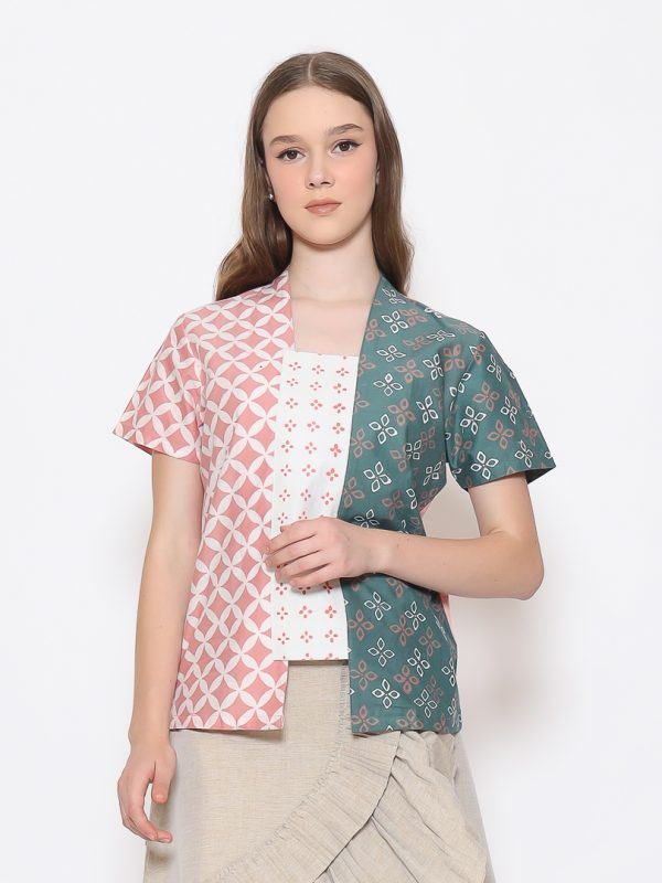 Sheisha Blouse Pink Green
