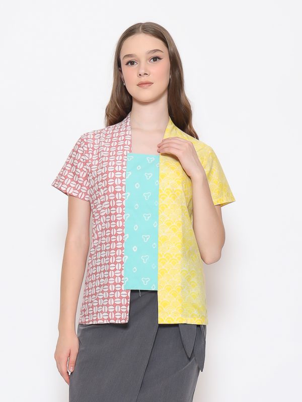 Sheisha Blouse Pink Yellow