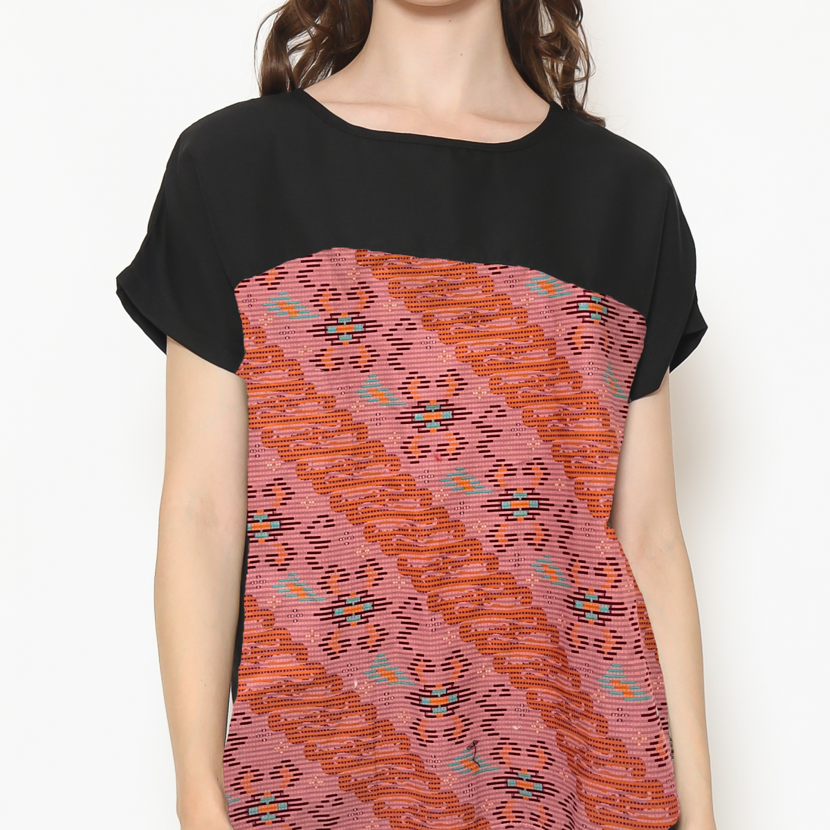 Forever Blouse Pink Orange - Image 2