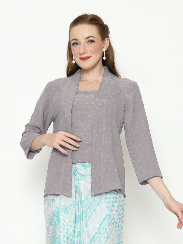 Yasmine 2 Blouse Grey