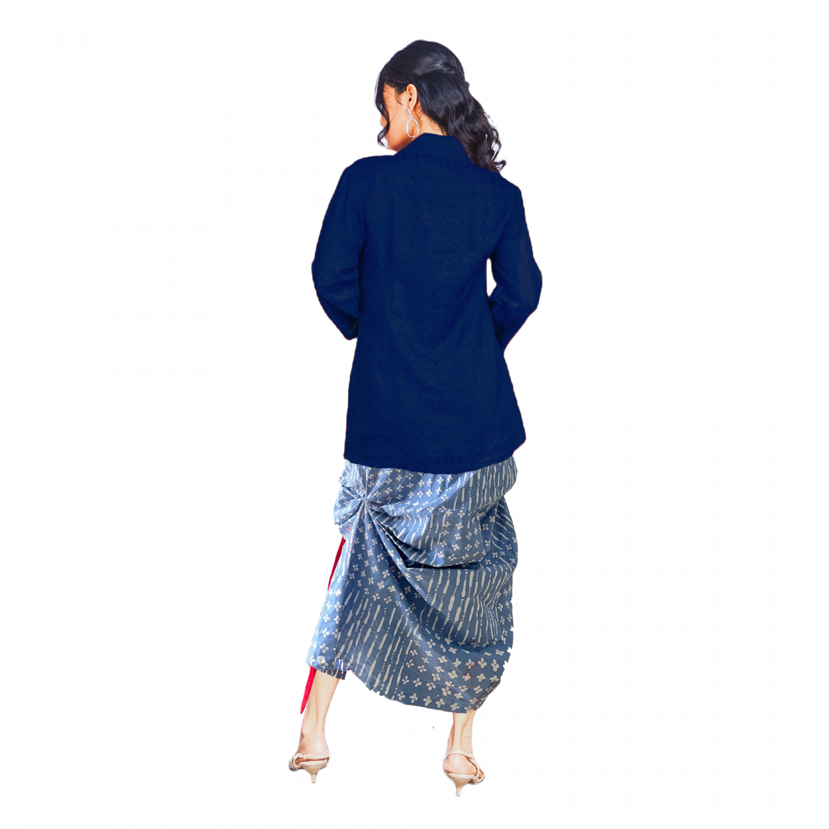 Eleanor Blouse Navy - Image 5