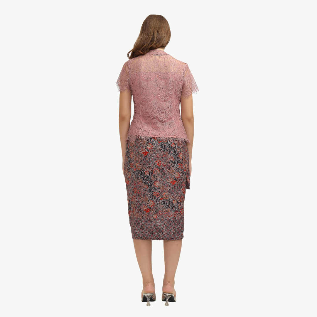 Kebaya Lace Dusty Pink - Image 5
