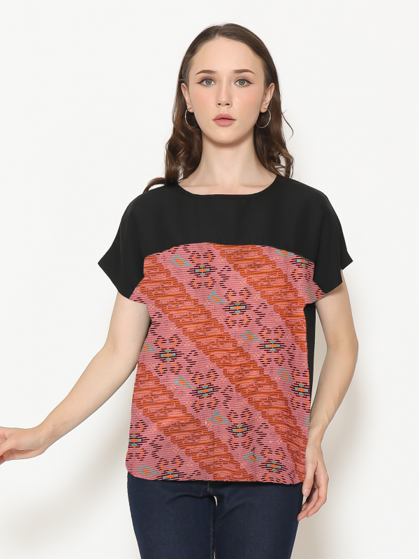 Forever Blouse Pink Orange