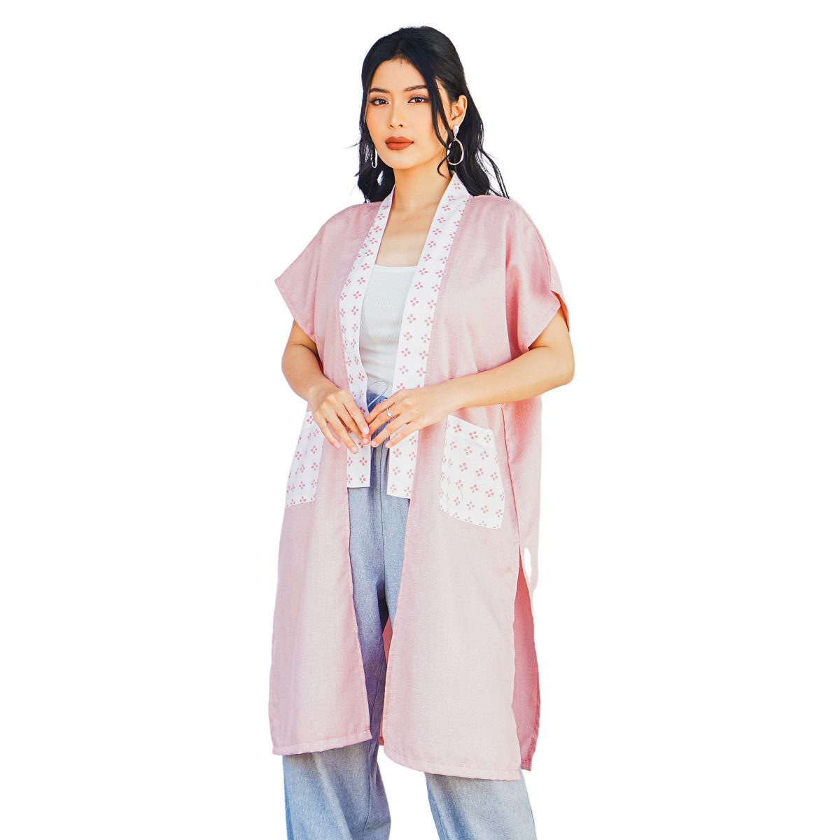 Ammy Blazer Cream Pink