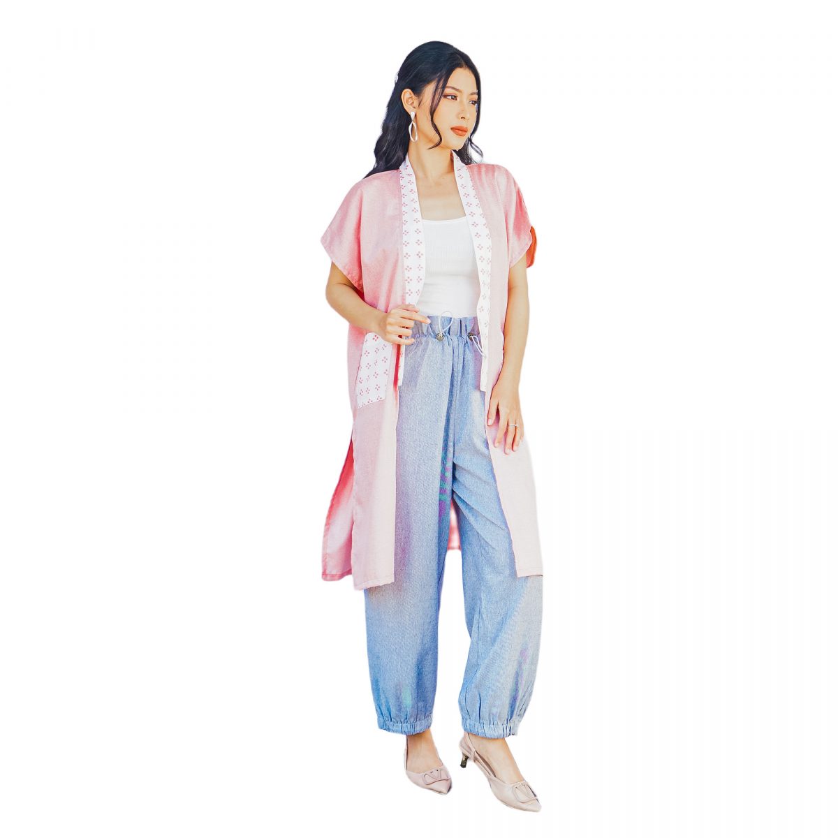 Ammy Blazer Cream Pink - Image 4
