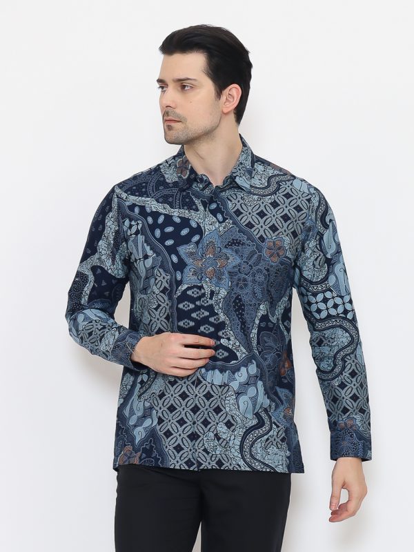 Tamika Shirt Navy Grey