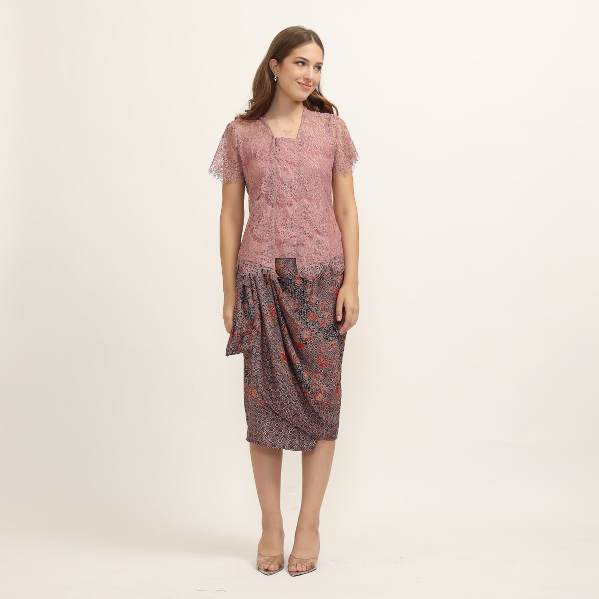 Kebaya Lace Dusty Pink - Image 6