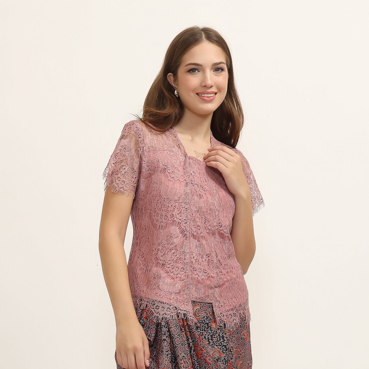 Kebaya Lace Dusty Pink
