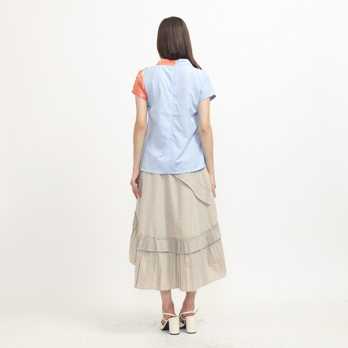 Carlina Blouse Orange - Image 5