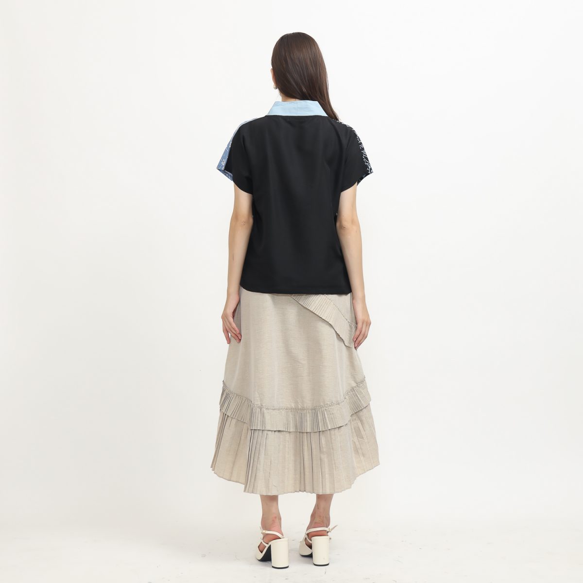 Inara Blouse Black Blue - Image 5