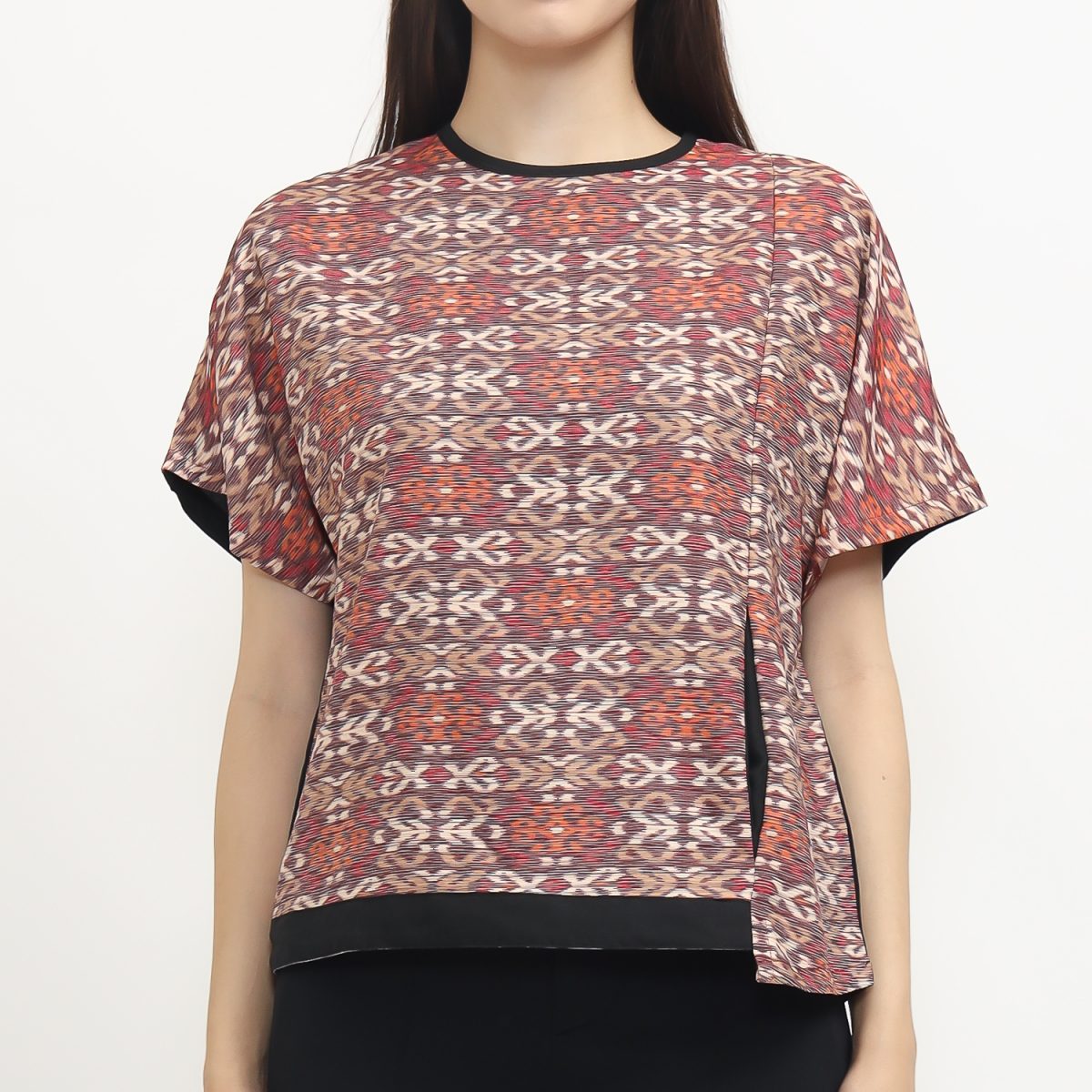 Laetitia Blouse Multi Red - Image 2