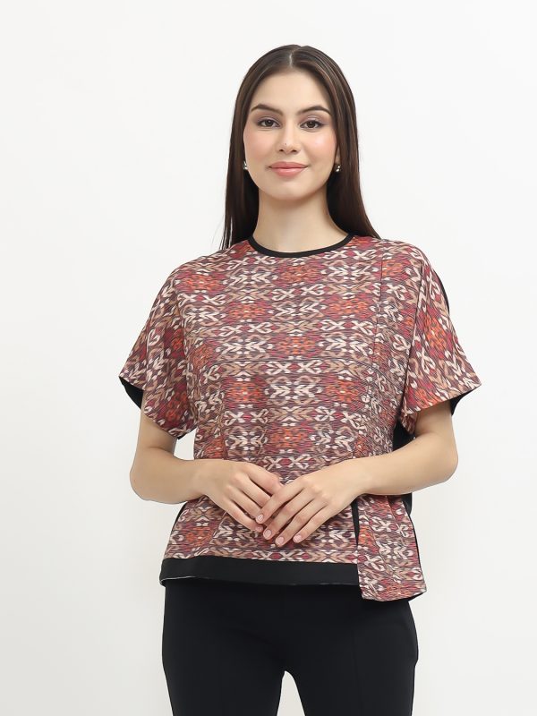 Laetitia Blouse Multi Red