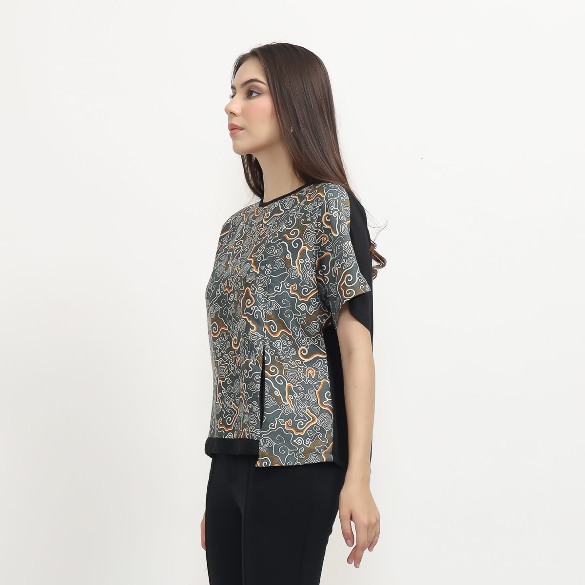 Laetitia Blouse Grey - Image 4