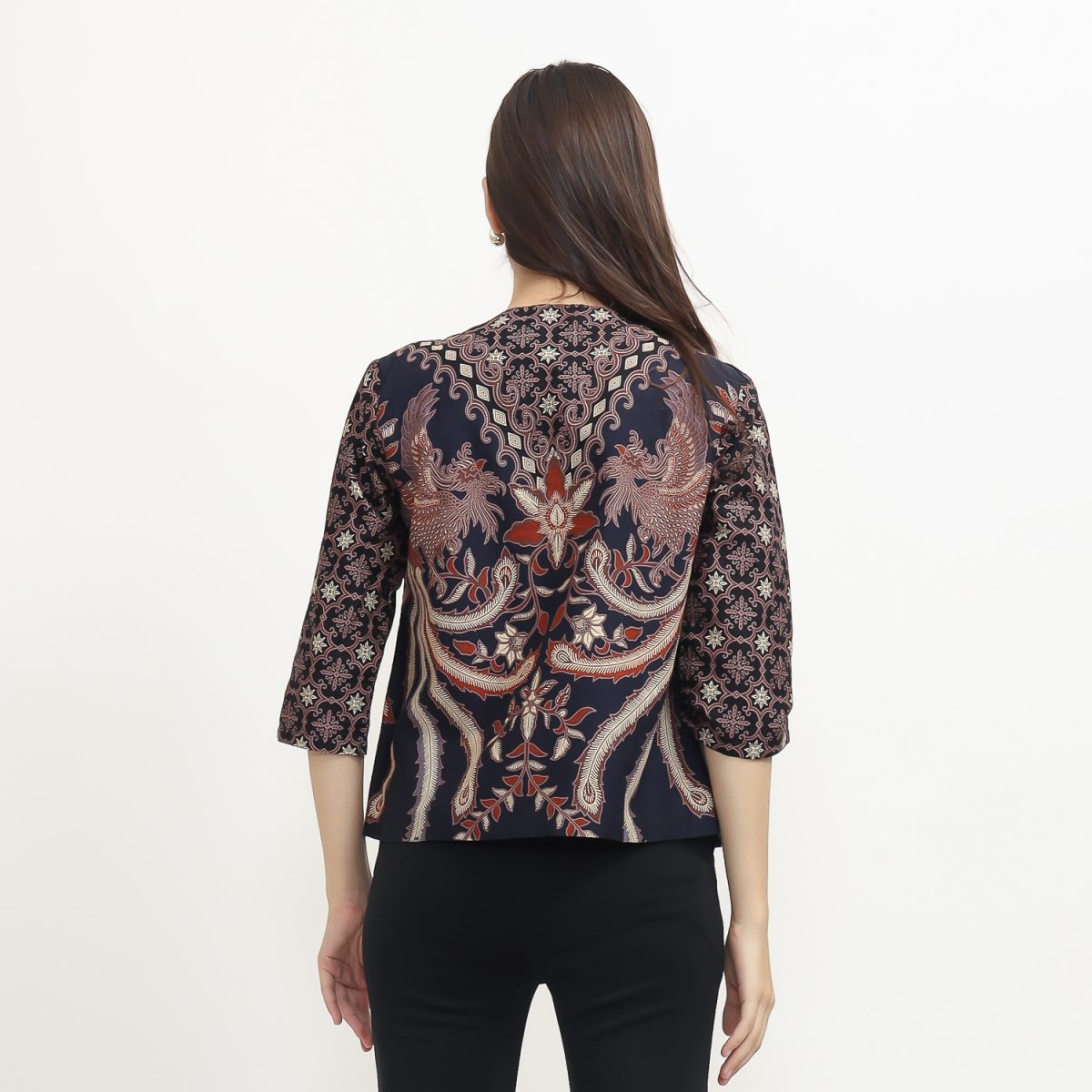 Tasya Blazer Navy Brown - Image 5