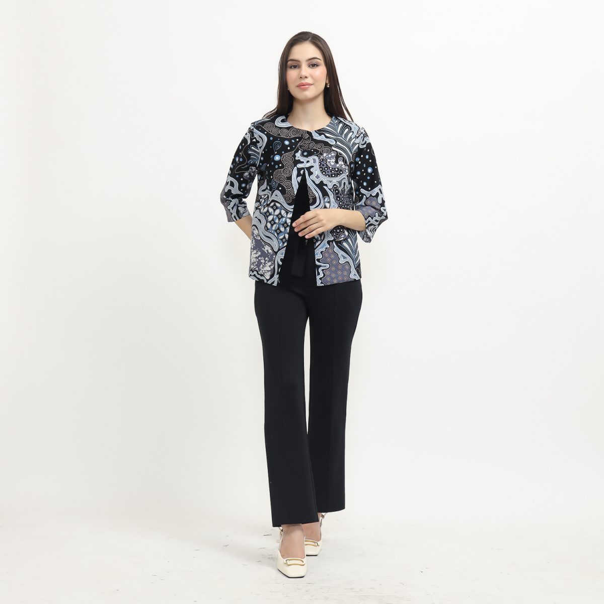Tasya Blazer Black Blue - Image 6