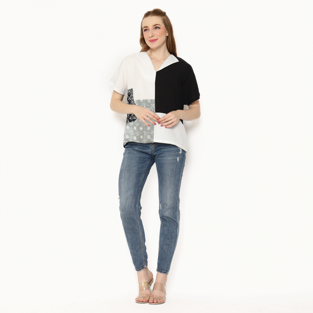 Lyla Blouse Grey - Image 5
