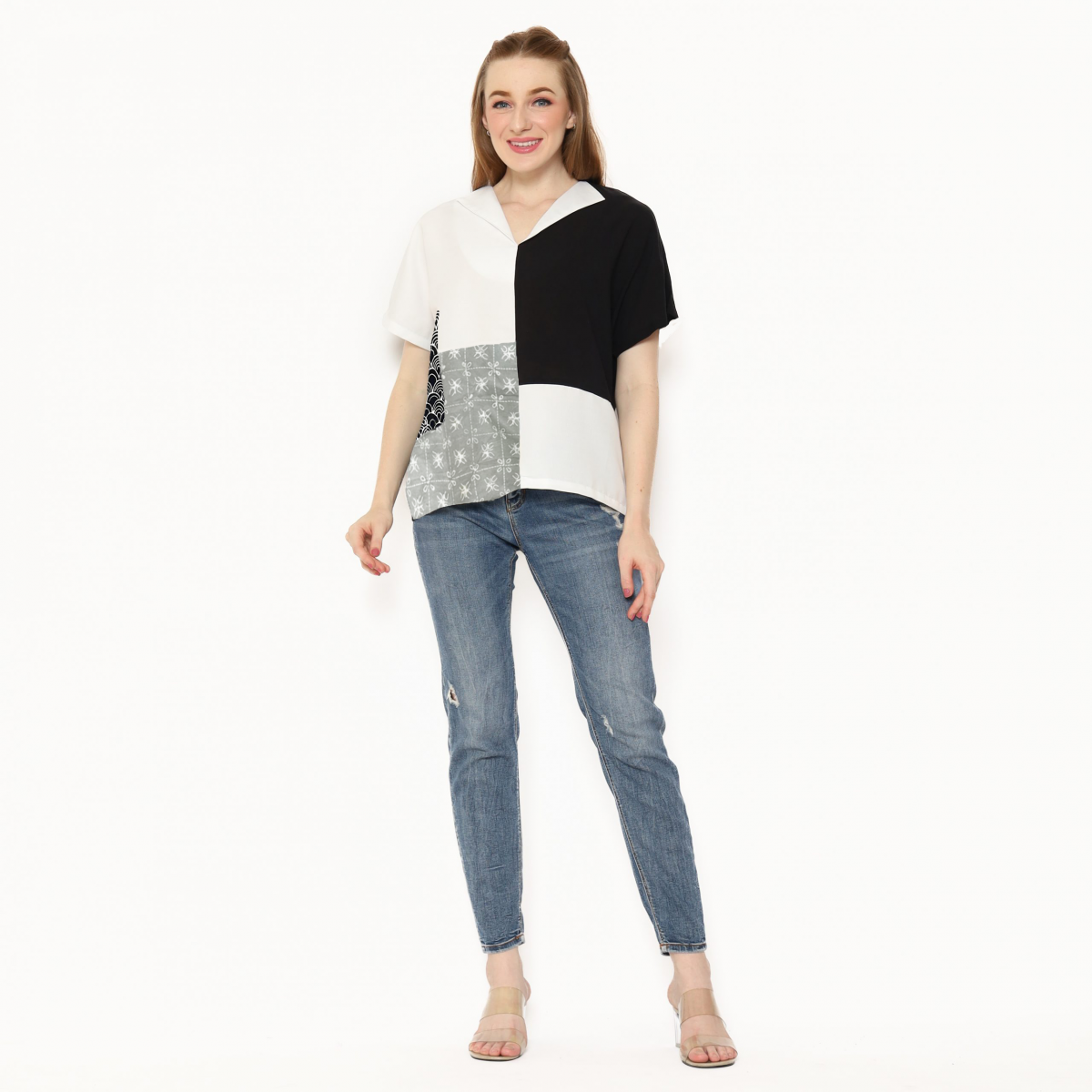 Lyla Blouse Grey - Image 6