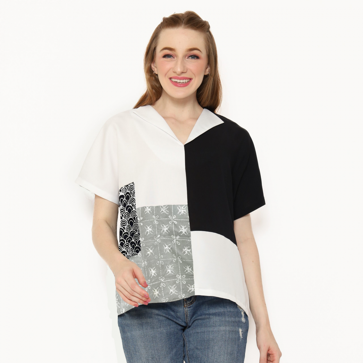 Lyla Blouse Grey - Image 3