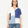 Lyla Blouse Maze Blue