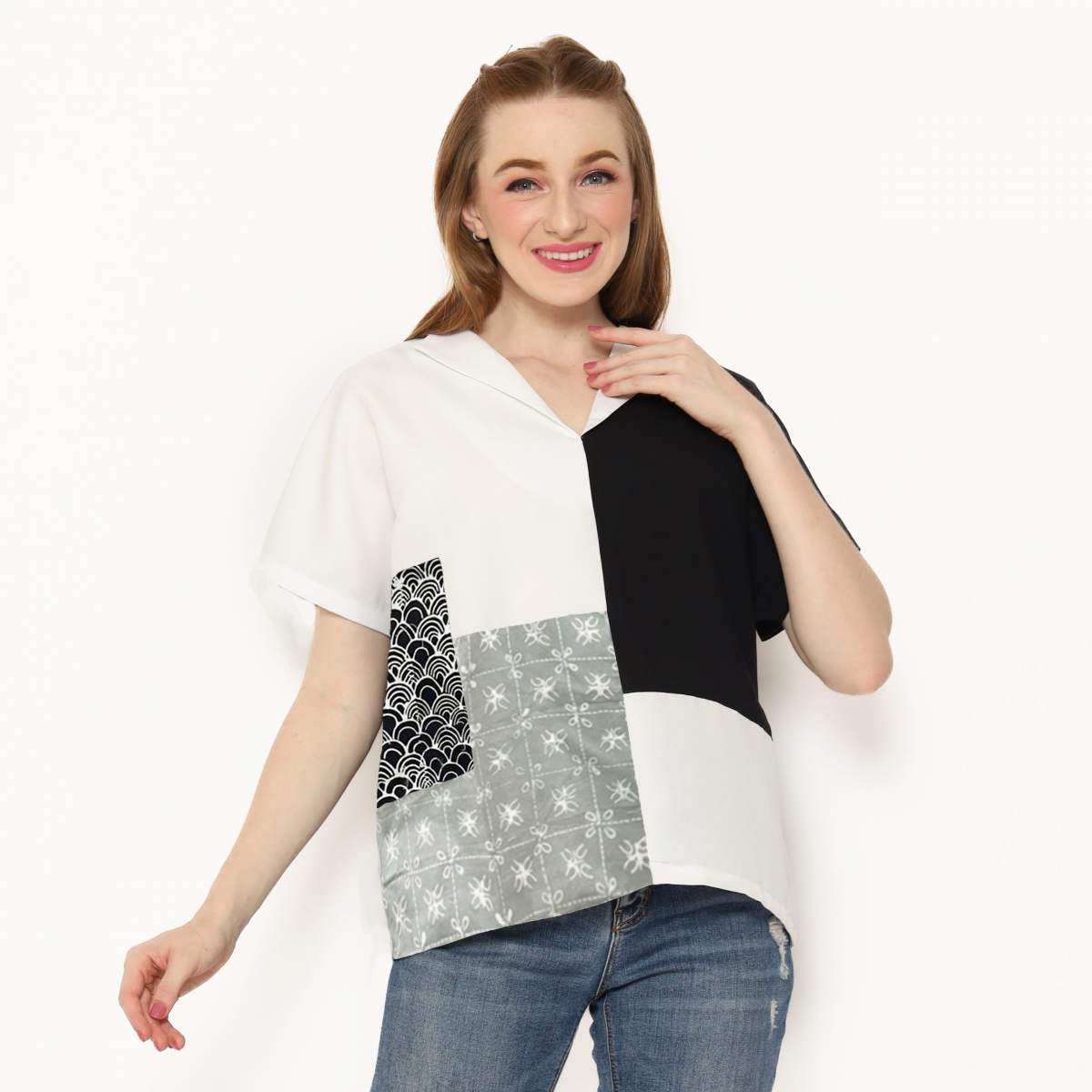 Lyla Blouse Grey