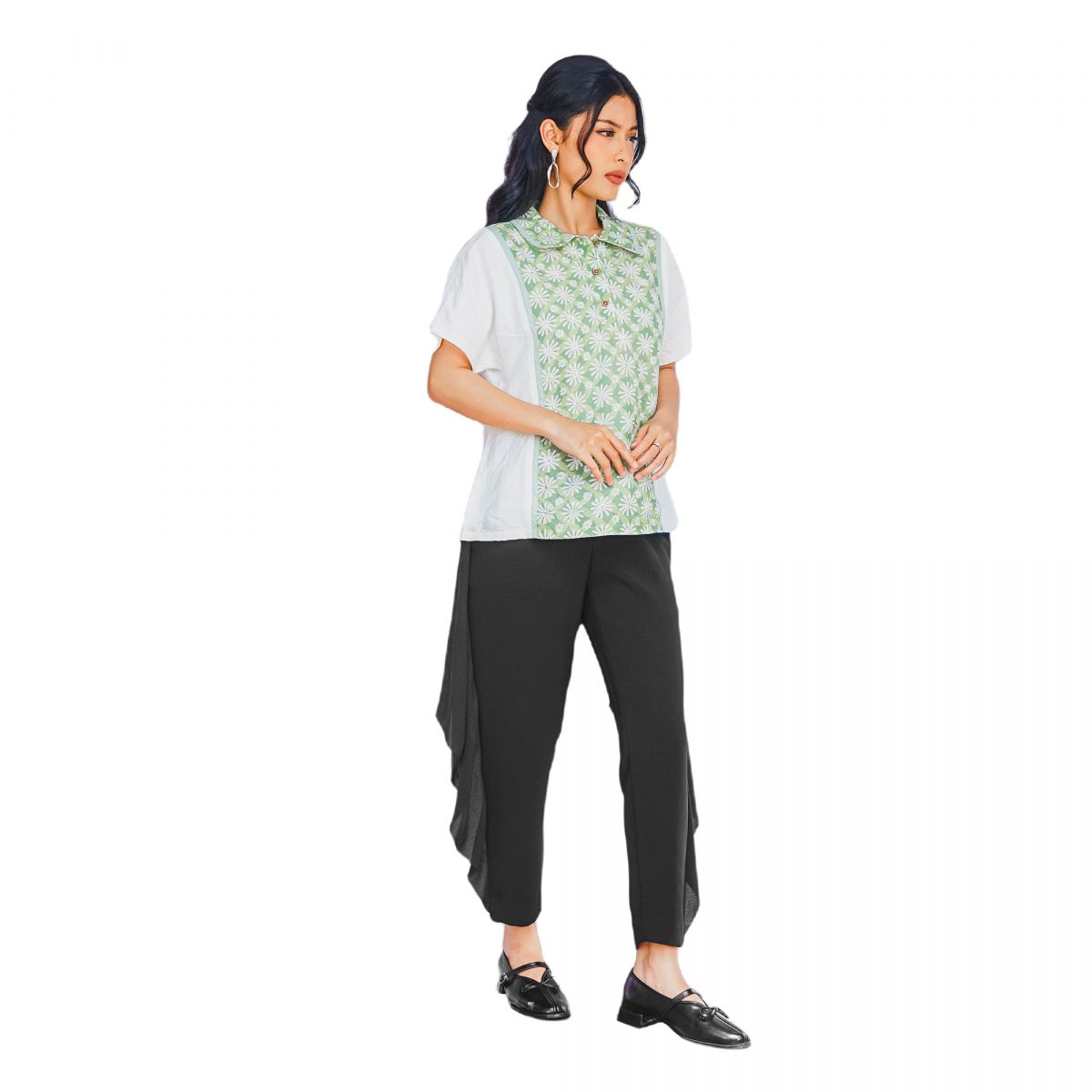 Femina Blouse Green - Image 3