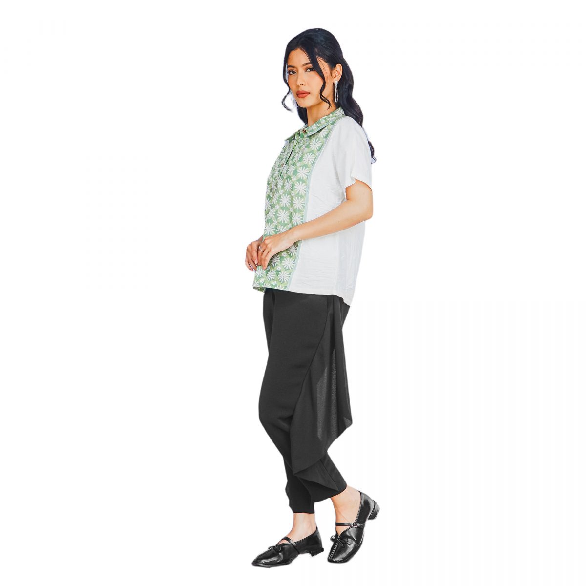 Femina Blouse Green - Image 4