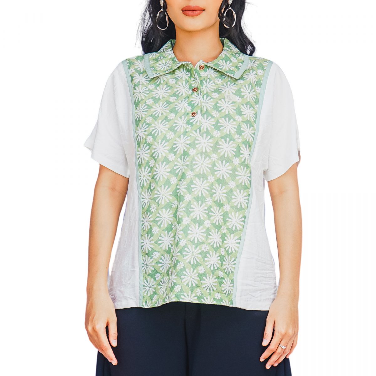 Femina Blouse Green - Image 2