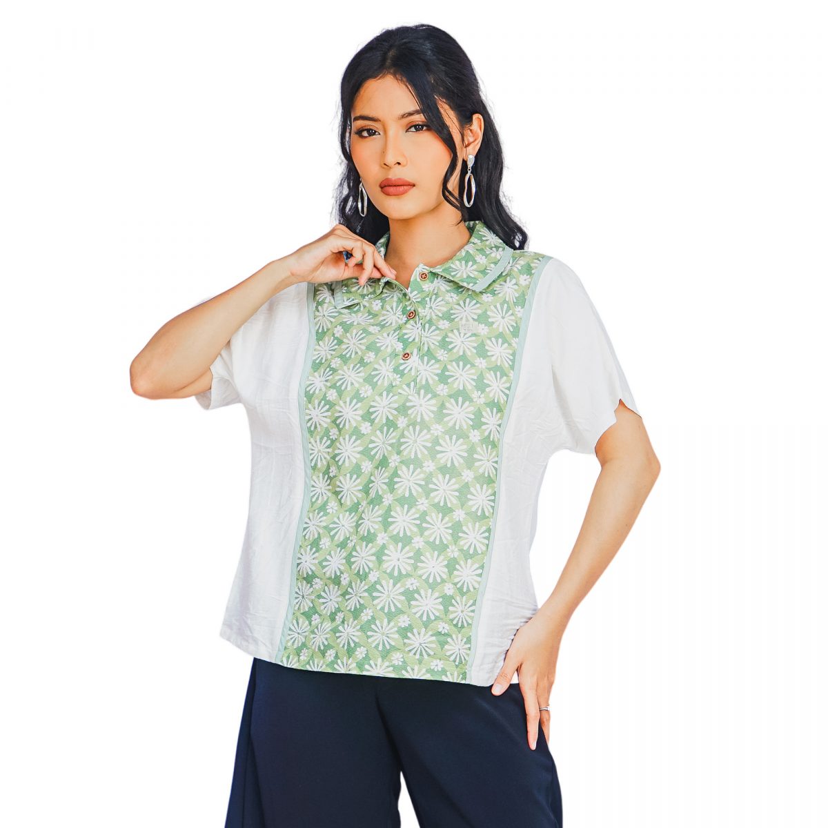 Femina Blouse Green