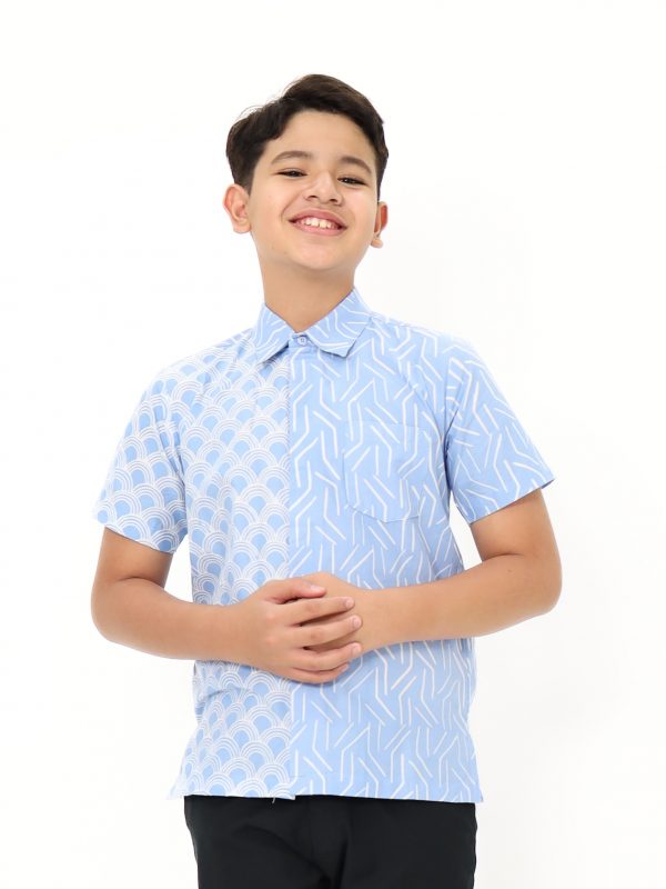 Gavin Shirt Kids Blue