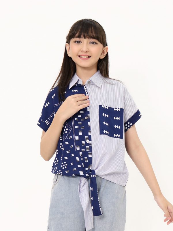 Esther Shirt Kids Navy