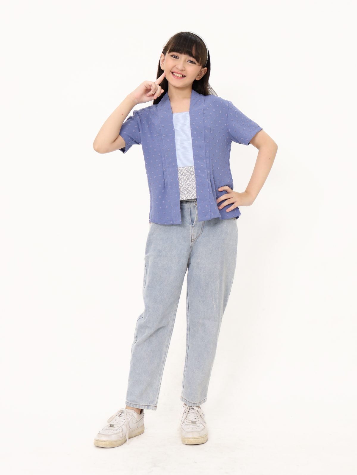 Yasmine Blouse Kids Blue - Image 7