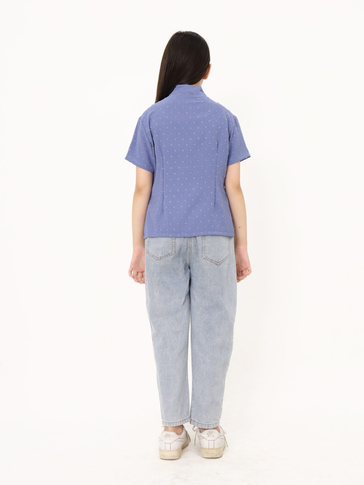 Yasmine Blouse Kids Blue - Image 5
