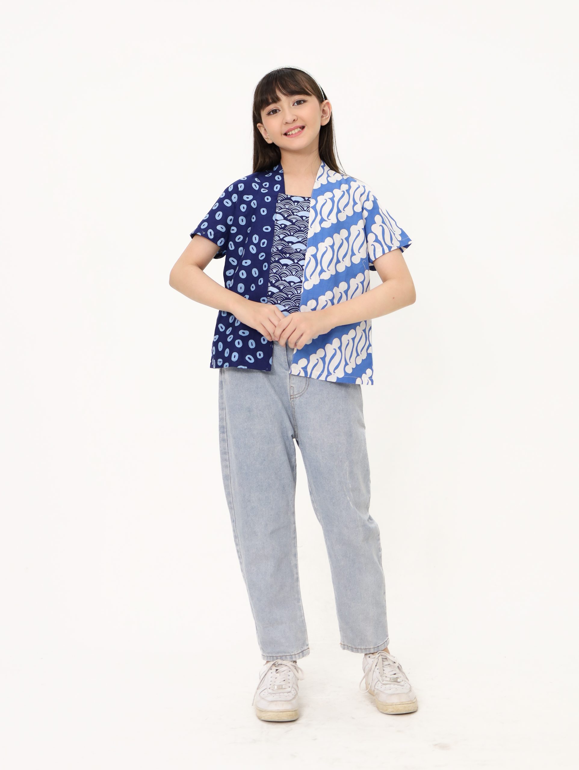 Sheisha Blouse Kids Blue - Image 7