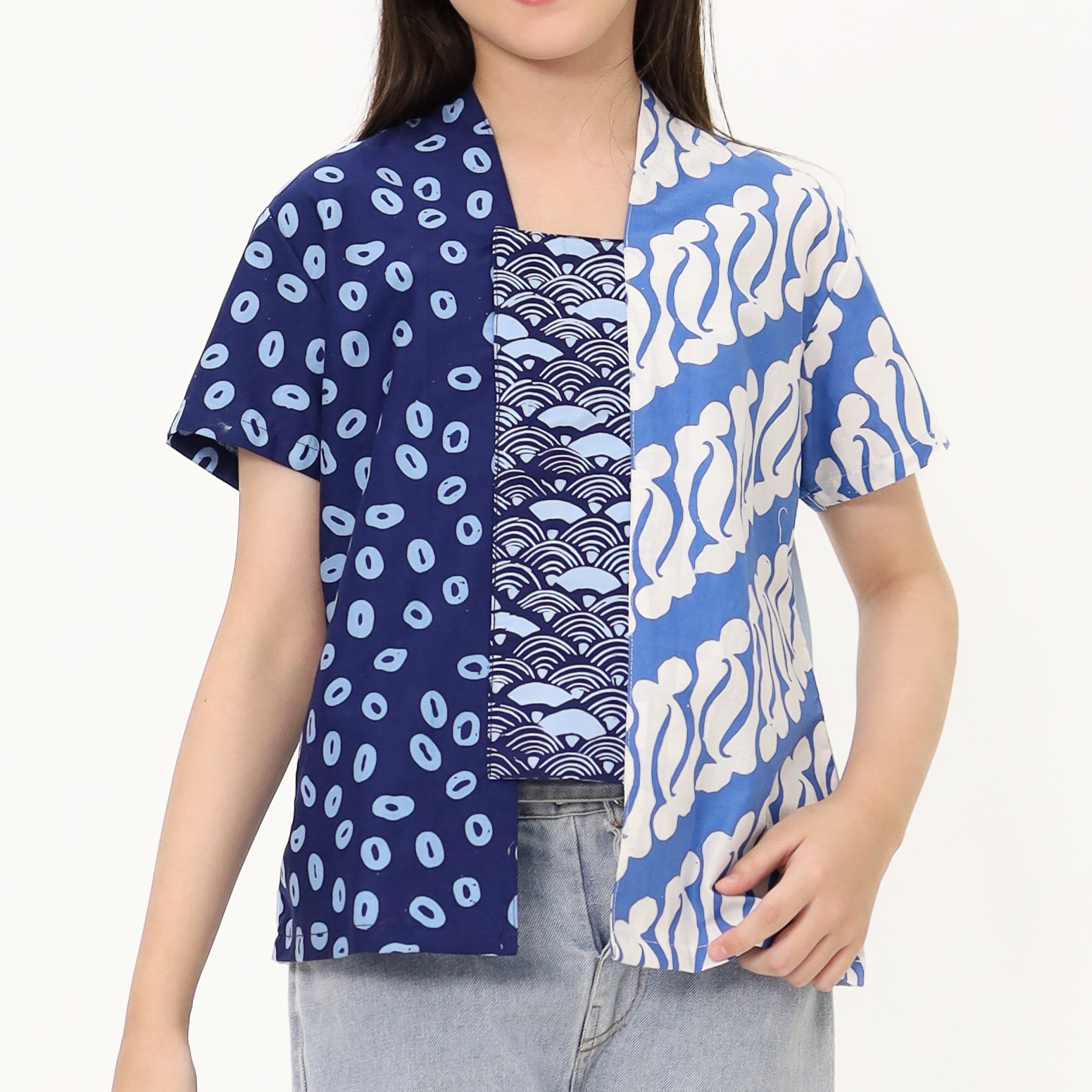 Sheisha Blouse Kids Blue - Image 2
